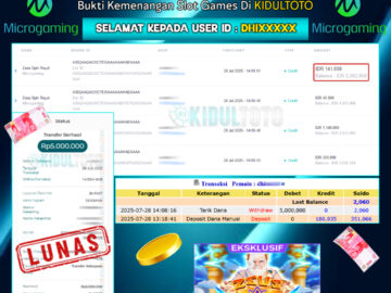 User DHI***** Menang Besar senilai Rp 5.000.000