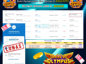 User SLI**** Menang Besar senilai Rp 19.600.000