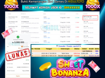 User SPA**** Menang Besar senilai Rp 5.000.000